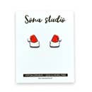 Earrings - Santa Hat - Sona Studio - Wild Lark