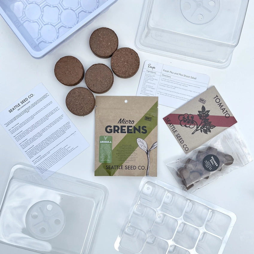 Fresh Look at Microgreens And Seed Starting Kit