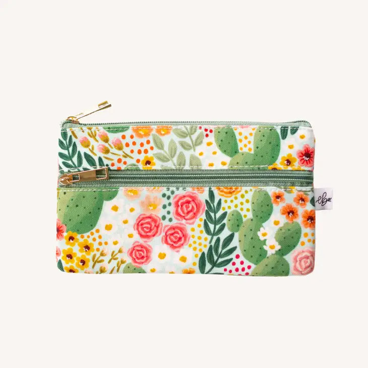 cactus pencil bag Cactus Blooms Pencil Pouch – Wild Lark