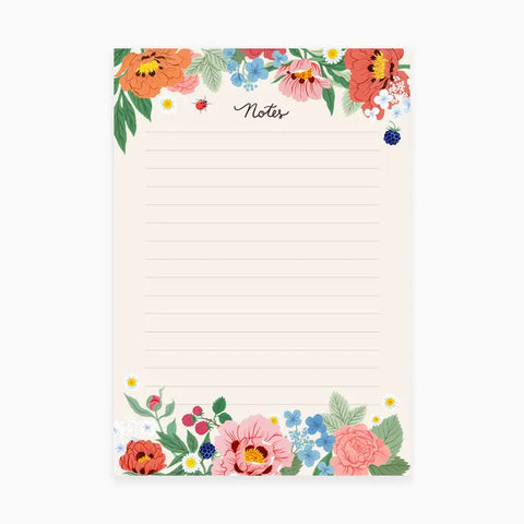 Floral Notepad -  - Botanica Paper Co. - Wild Lark
