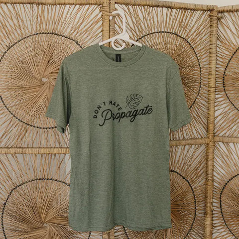 "Don't Hate, Propagate" Plant Themed Graphic T-Shirt -  - Packer Plant Co. - Wild Lark