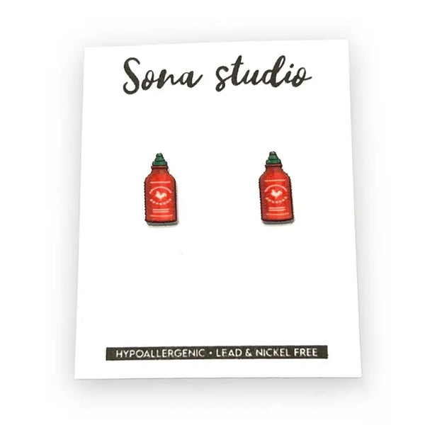 Earrings - Hot Sauce Earrings - Sona Studio - Wild Lark
