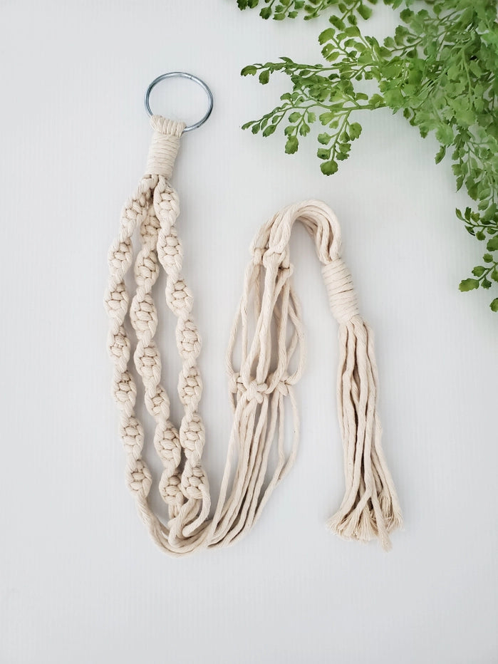 spiral macrame plant hanger Macrame Plant Hanger- Spiral Style – Wild Lark
