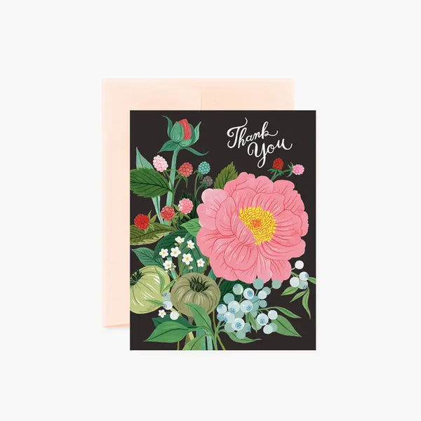 Thank You Card - Bouquet - Botanica Paper Co. - Wild Lark