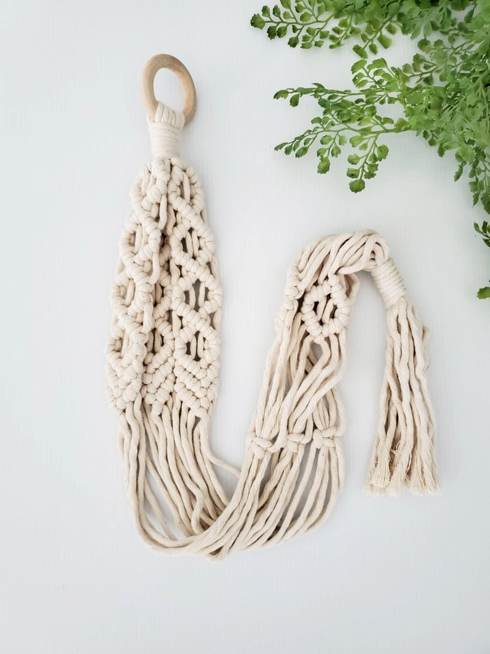 diamond macrame plant hanger Macrame Plant Hanger- Diamond style – Wild Lark