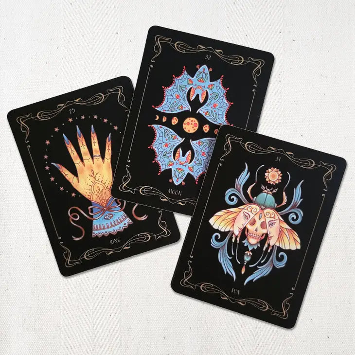 Nocturnal Garden Lenormand Art Nouveau Deck – Wild Lark