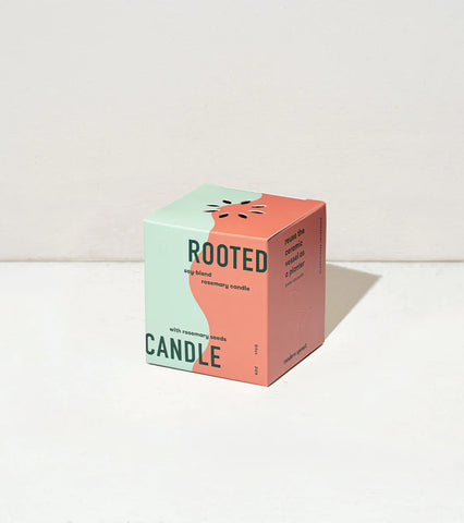 Rosemary & Cucumber Rooted Candle -  - Modern Sprout - Wild Lark
