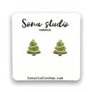 Earrings - Christmas Tree - Sona Studio - Wild Lark