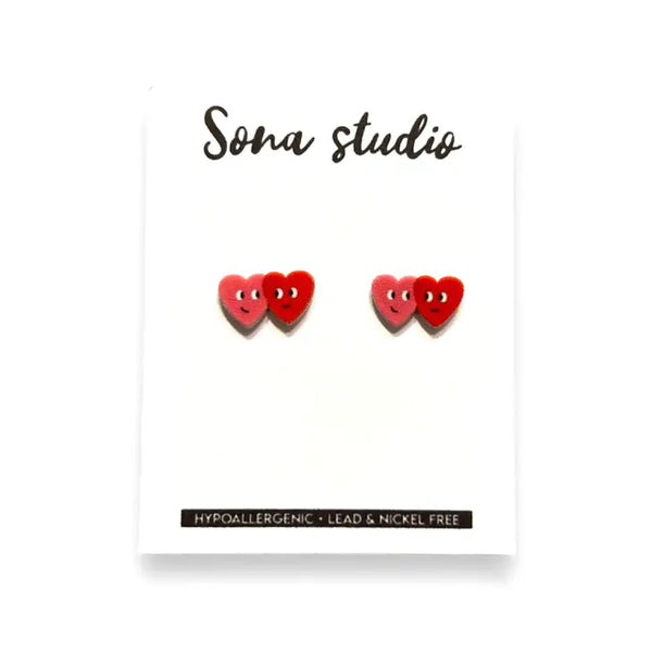 Earrings - Heart Cutie Earrings - Sona Studio - Wild Lark