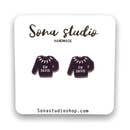 Earrings - Ew Sweater - Sona Studio - Wild Lark