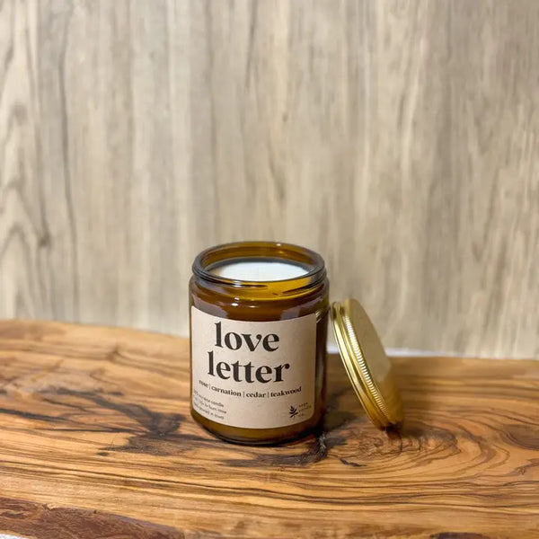 Soy Wax Candle - Love Letter - Valentine's Day Candle - Sage Candle Co. - Wild Lark