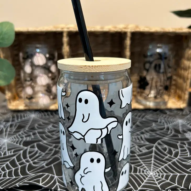 Halloween Glass Halloween Cups Halloween Ghosts Halloween 