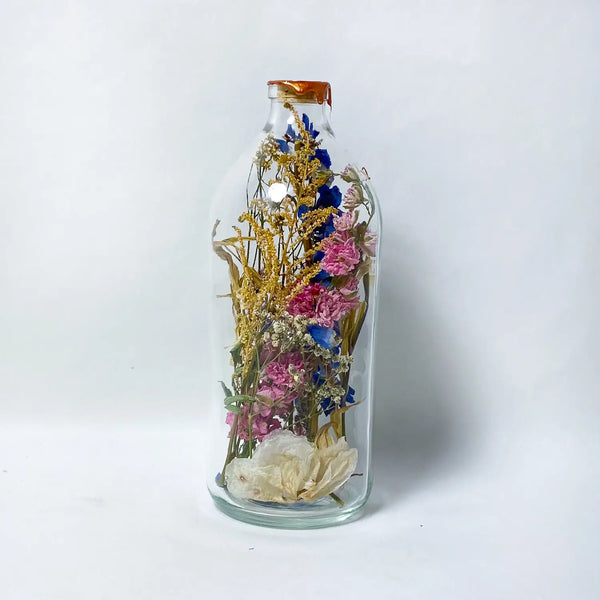 Dried Florals in Glass - Copper | Harapan 1000mL - Field Of Hope - Wild Lark