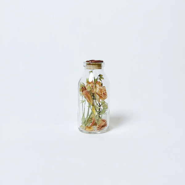 Dried Florals in Glass - Copper | Harapan 100mL - Field Of Hope - Wild Lark