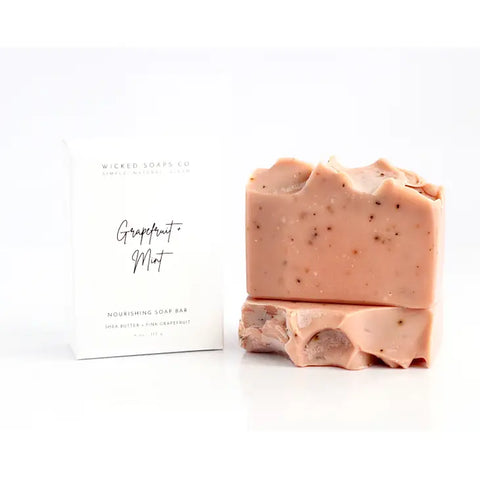 Grapefruit + Mint Nourishing Soap Bar -  - Wicked Soaps Co. - Wild Lark