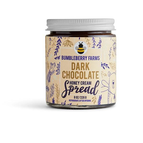 Honey Cream Spread - Dark Chocolate - Bumbleberry Farms - Wild Lark