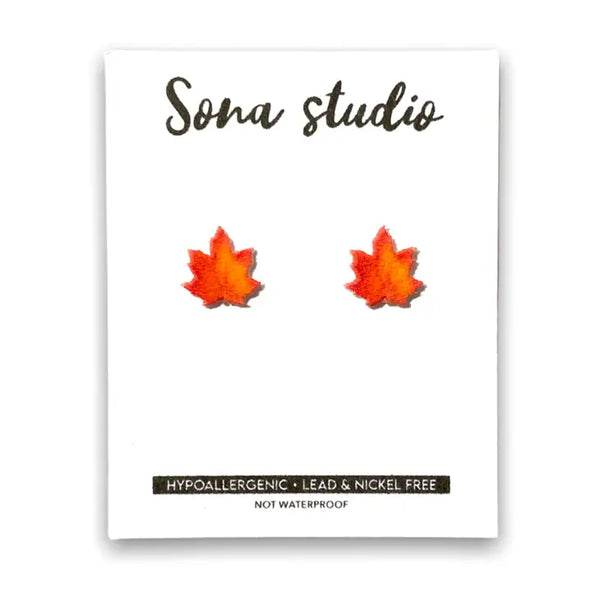 Earrings - Leaf Earrings - Sona Studio - Wild Lark