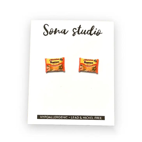 Earrings - Ramen Earrings - Sona Studio - Wild Lark