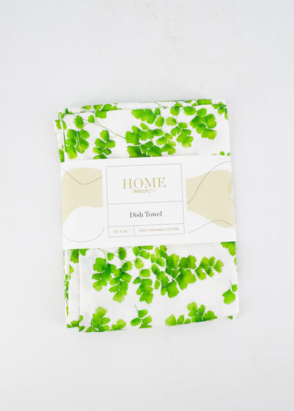 Plant Print Dish Towels - Maidenhair Fern - WallyGro - Wild Lark