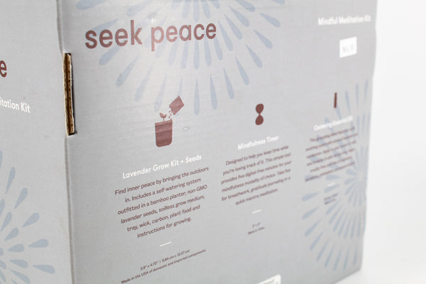 Seek Peace: Mindful Meditation Kit -  - Modern Sprout - Wild Lark