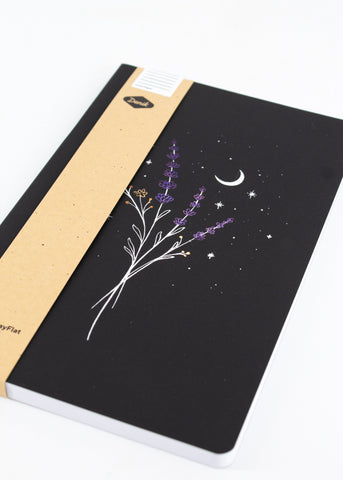 Lavender Moon Layflat Notebook -  - Denik - Wild Lark