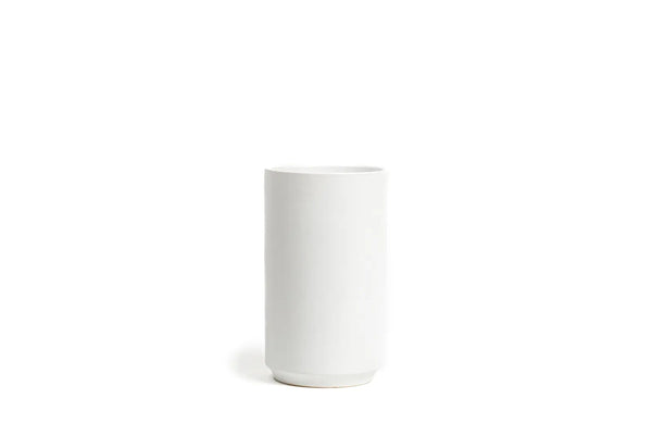 8" Flower Vases (for fresh or dried wrapped bouquet) - White - Momma Pots - Wild Lark