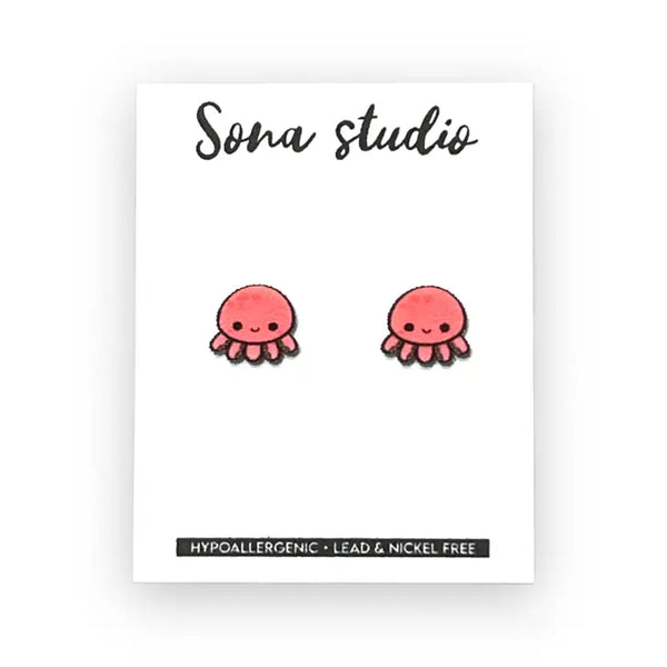 Earrings - Octopus Earrings - Sona Studio - Wild Lark