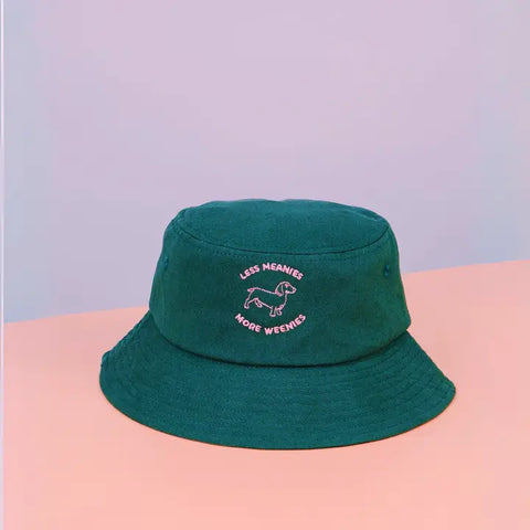 Less Meanies, More Weenies Bucket Hat -  - Party Mountain Paper co. - Wild Lark