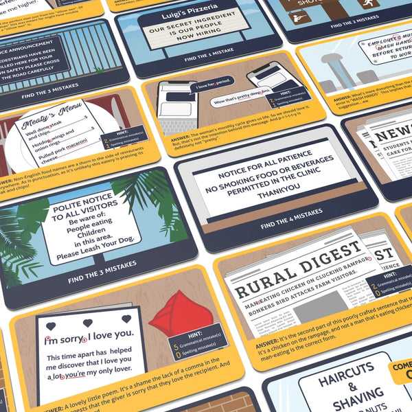 Grammar Police Card Game - - Bubblegum Stuff US - Wild Lark