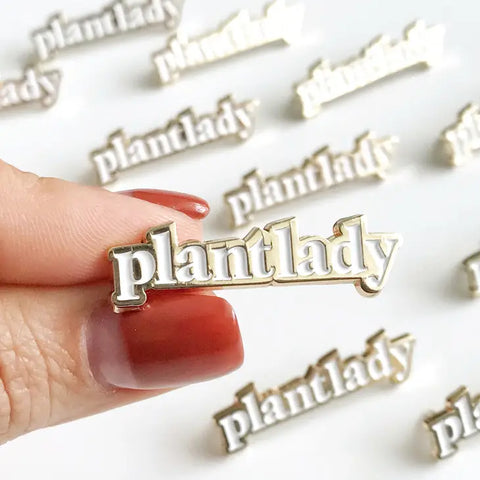 Plant Lady Lapel Pin -  - Paper Anchor Co. - Wild Lark