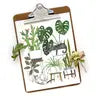 Cats + Plants Watercolor Print -  - Sketchy Notions - Wild Lark