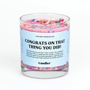 Candier Candle - Congrats Candle - Candier - Wild Lark