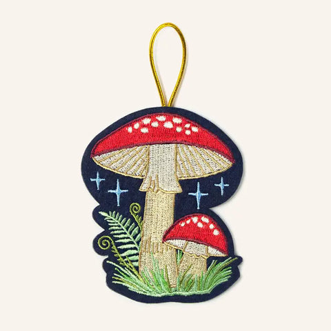 Mushroom Fern Ornament -  - Seltzer Goods - Wild Lark