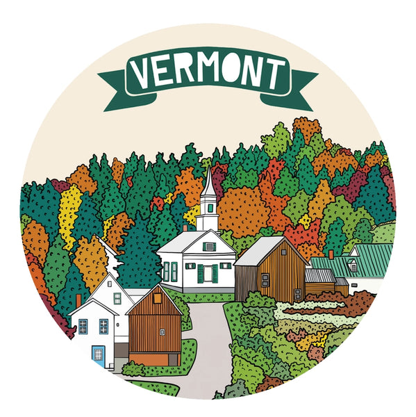 Made by Nilina Stickers - Vermont Autumn Township - Made By Nilina - Wild Lark