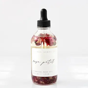 Rose Petal Body Oil - - Wicked Soaps Co. - Wild Lark