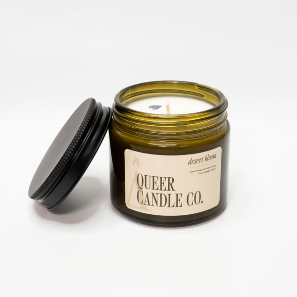 Queer Candle Co. Candles - 6 oz - Desert Bloom - 6 oz - Queer Candle Co. - Wild Lark
