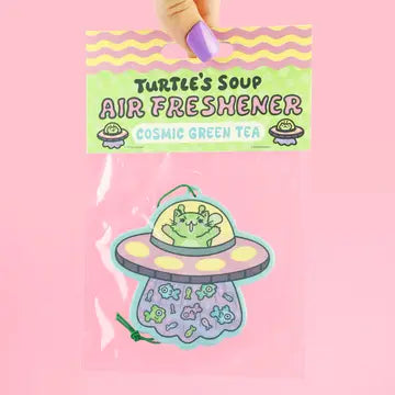 Turtle's Soup Scented Car Air Freshener - UFO Kitty Scented Car Air Freshener - Turtle's Soup - Wild Lark