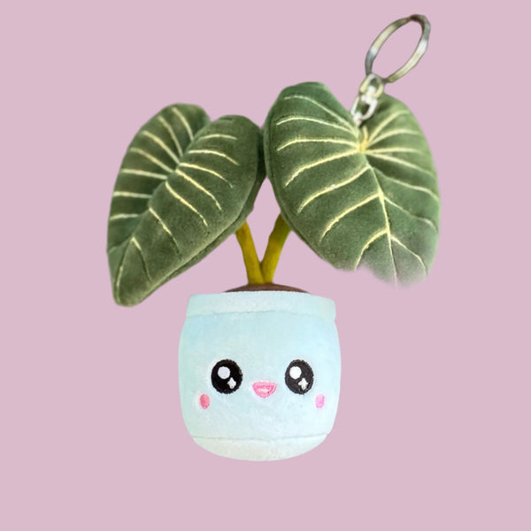 Plush Keychains - Philodendron Gloriosum - Blushiez - Wild Lark