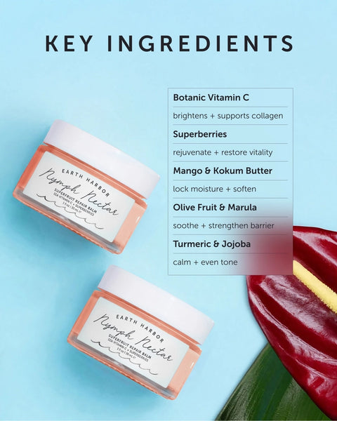 Nymph Nectar Superfruit Repair Balm: Sea Vitamin C - - Earth Harbor Naturals - Wild Lark