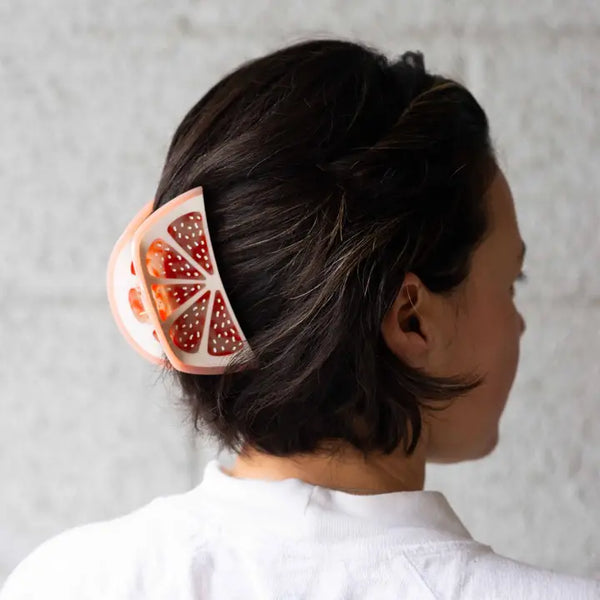 Jenny Lemon Large Hair Clip - Grapefruit Slice - Jenny Lemons - Wild Lark
