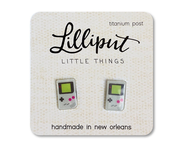 Lilliput Little Things Earrings - Retro Handheld Video Game - Lilliput Little Things - Wild Lark