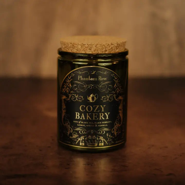 Cozy Bakery - Soy Wax Jar Candle Tall - Standard (11 oz) - Phantom Row - Wild Lark