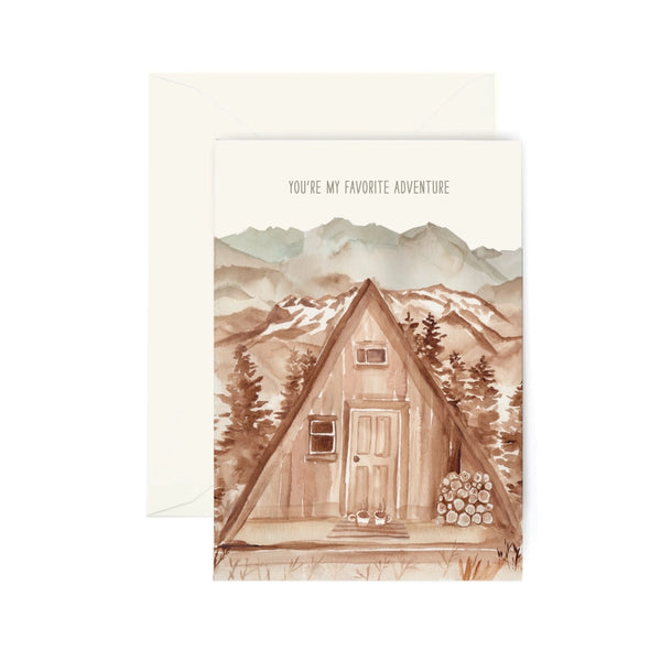 Greeting Cards - My Favorite Adventure Greeting Card - Lana's Shop - Wild Lark