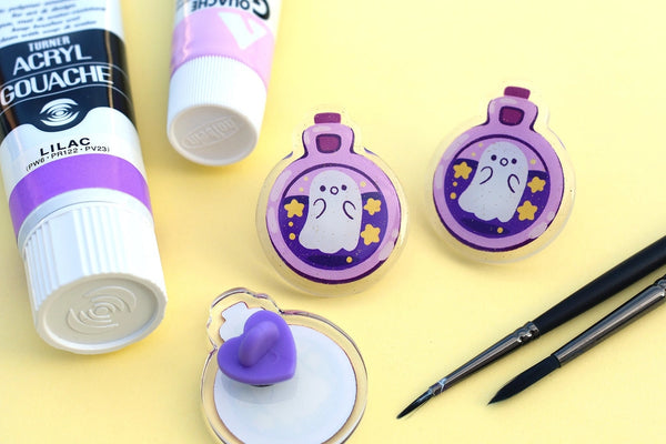 Enamel Pin - Ghost in A Bottle - The Moonborn - Wild Lark