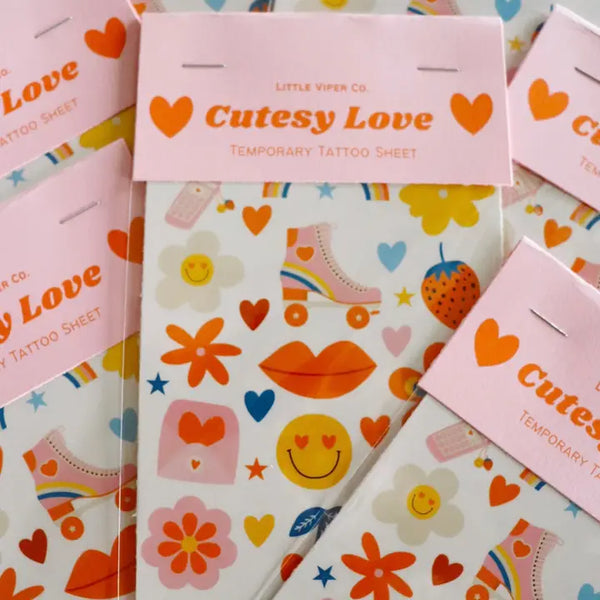 Little Viper Co Temporary Tattoo Sheets