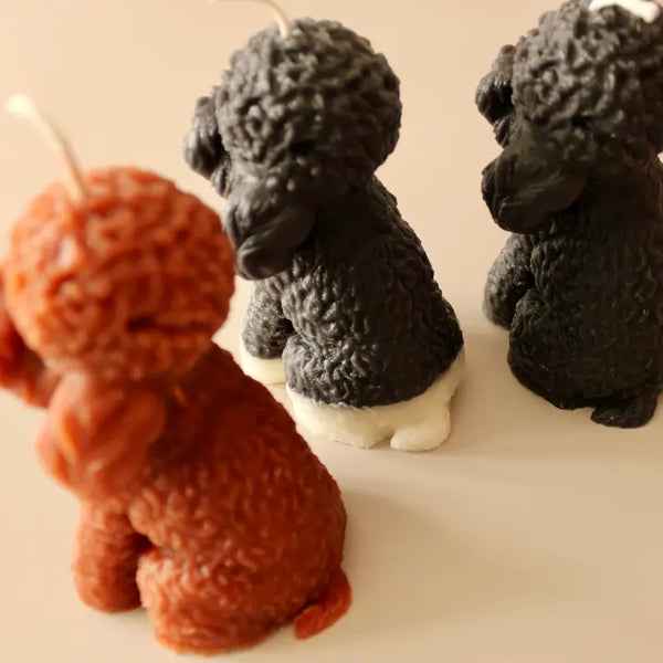 Poodle, Doodle Beeswax/ Soy Blend Candle - - Wicksburgh - Wild Lark