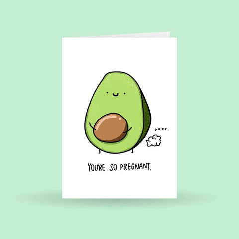You're So Pregnant! Plant Greeting Card -  - Home by Faith - Wild Lark