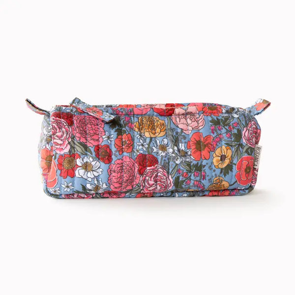 Cotton Quilted Pencil Pouch - Garden Flora - Botanica Paper Co. - Wild Lark