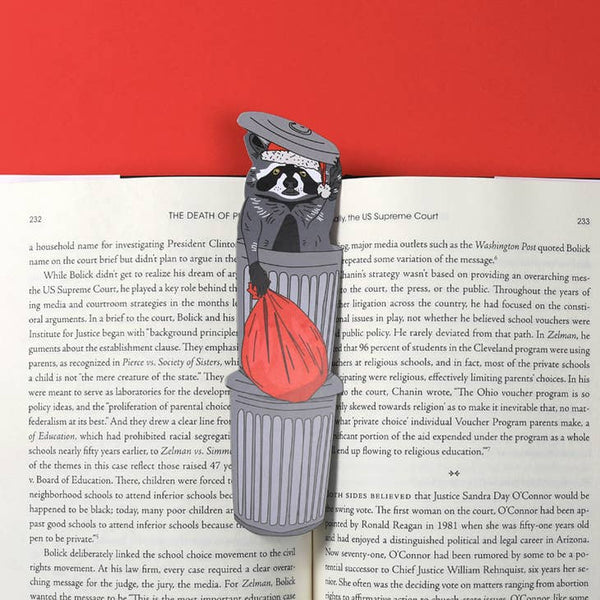 Die Cut Bookmarks - Naughty Raccoon - humdrum paper - Wild Lark