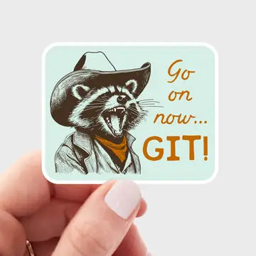 Yarnival Stickers - Go on now... GIT! Sticker - Yarnival - Wild Lark